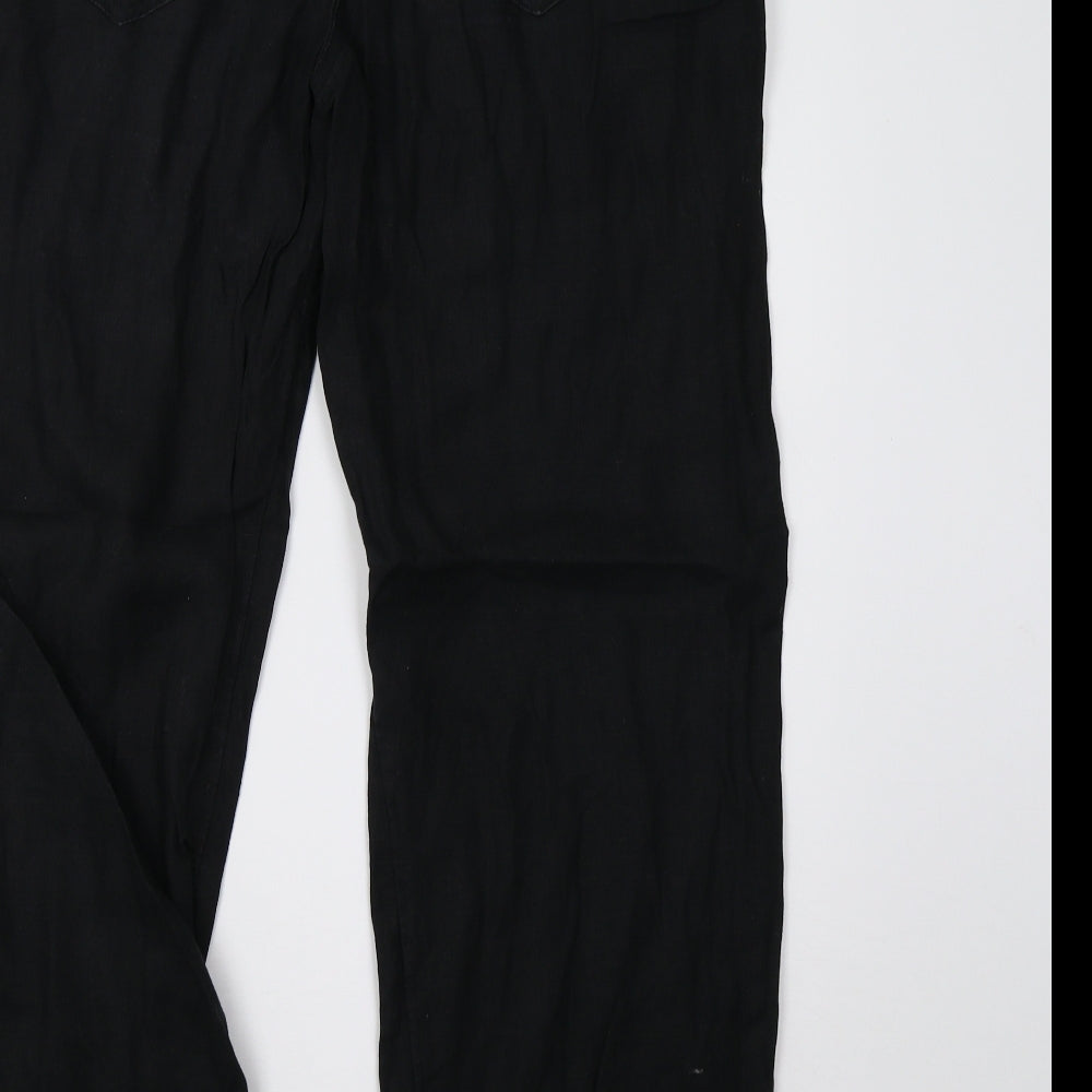 George Womens Black   Trousers  Size 16 L29 in
