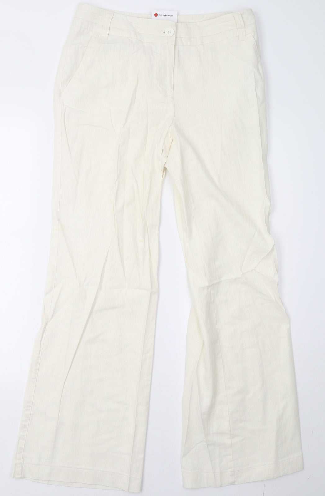Matalan Womens White   Trousers  Size 12 L32 in