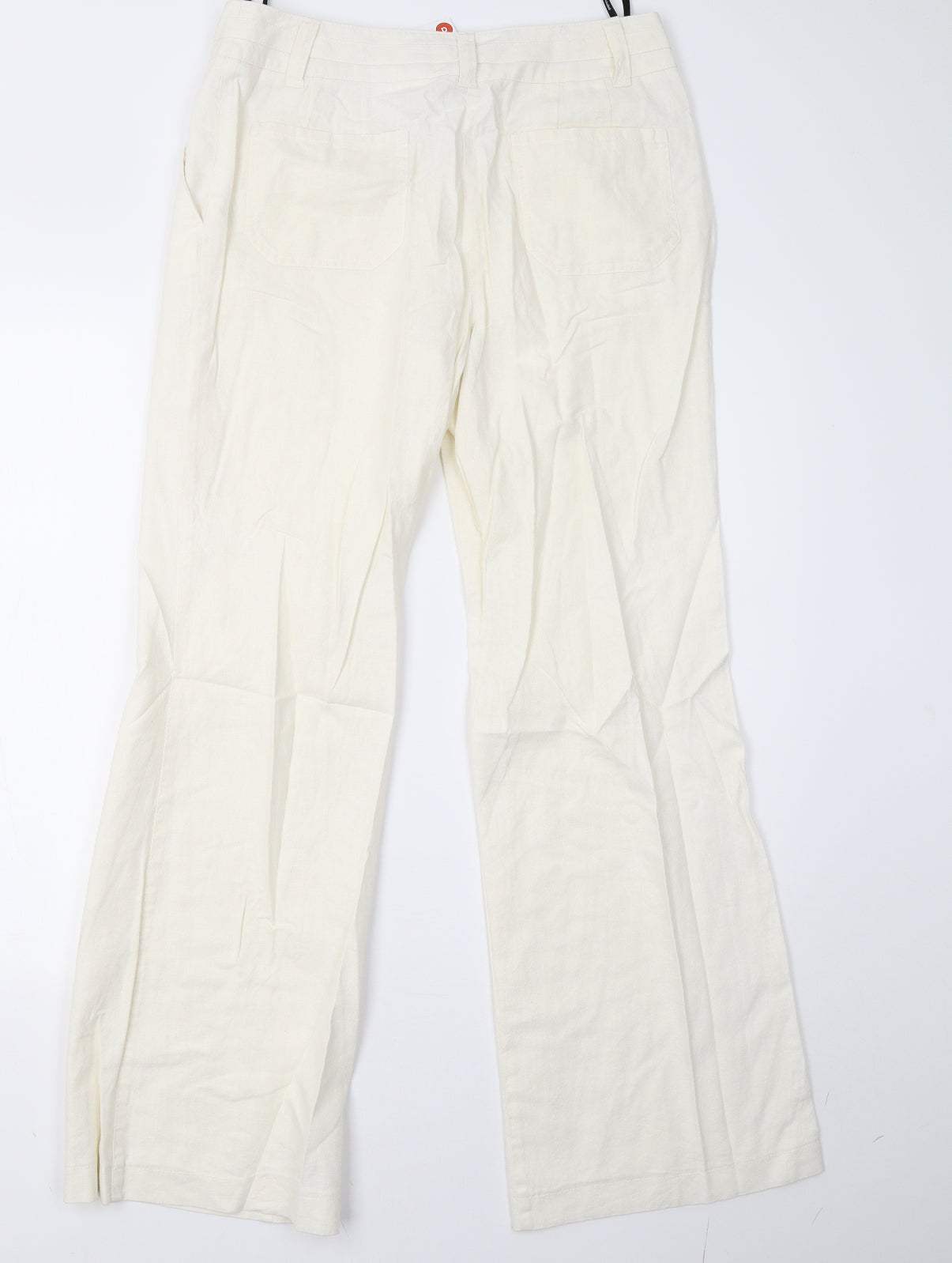 Matalan Womens White   Trousers  Size 12 L32 in