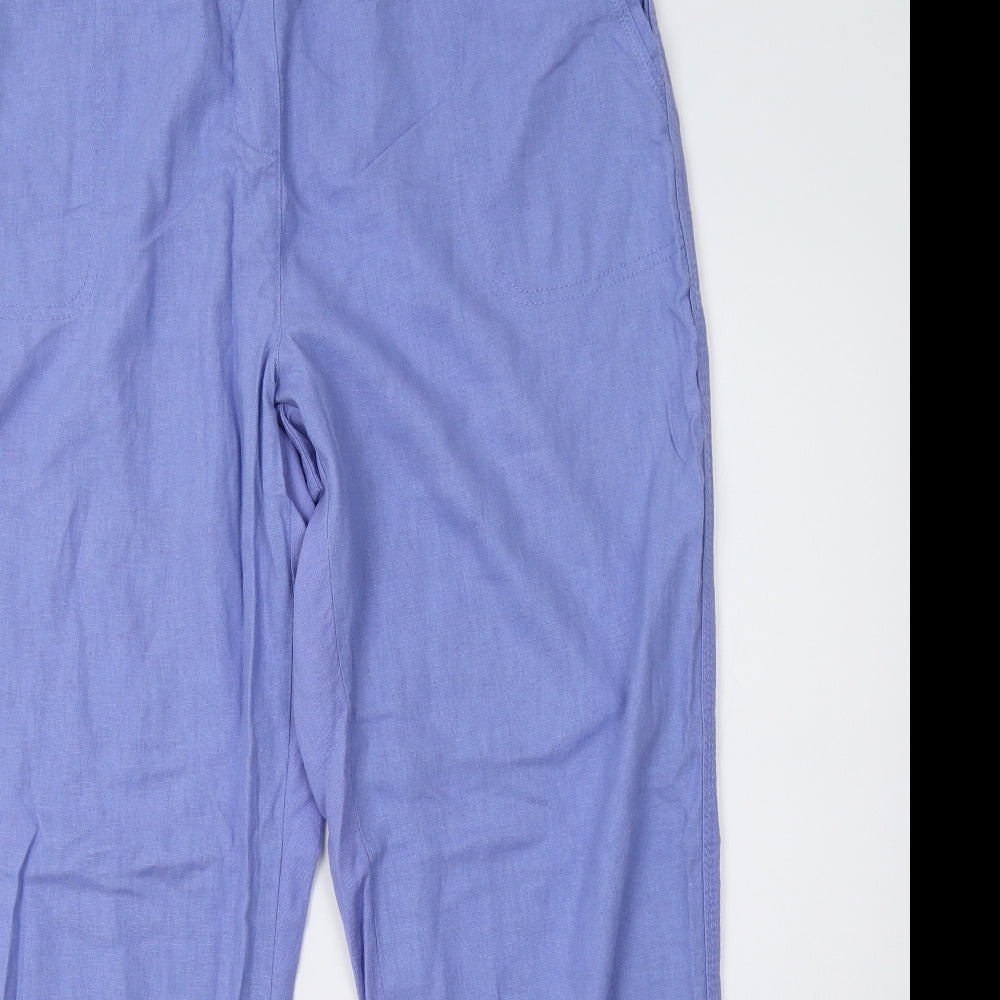 BM Womens Purple   Trousers  Size 16 L32 in