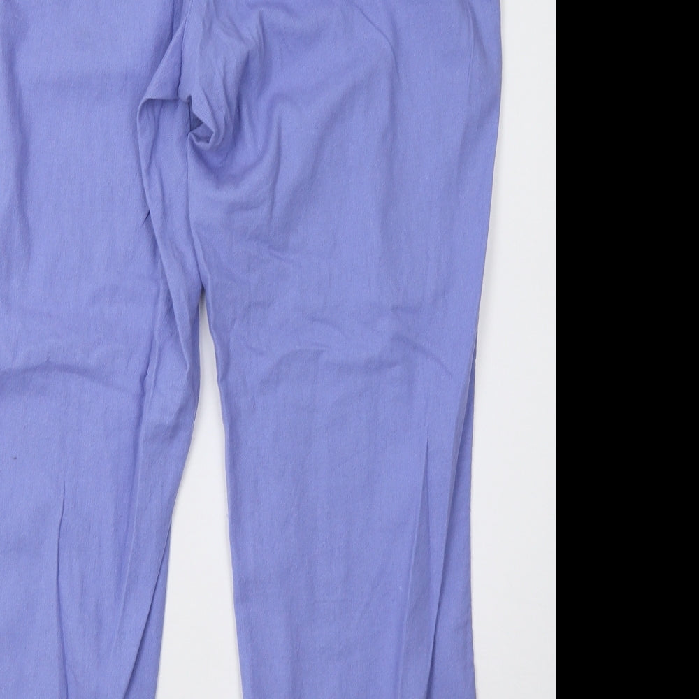 BM Womens Purple   Trousers  Size 16 L32 in