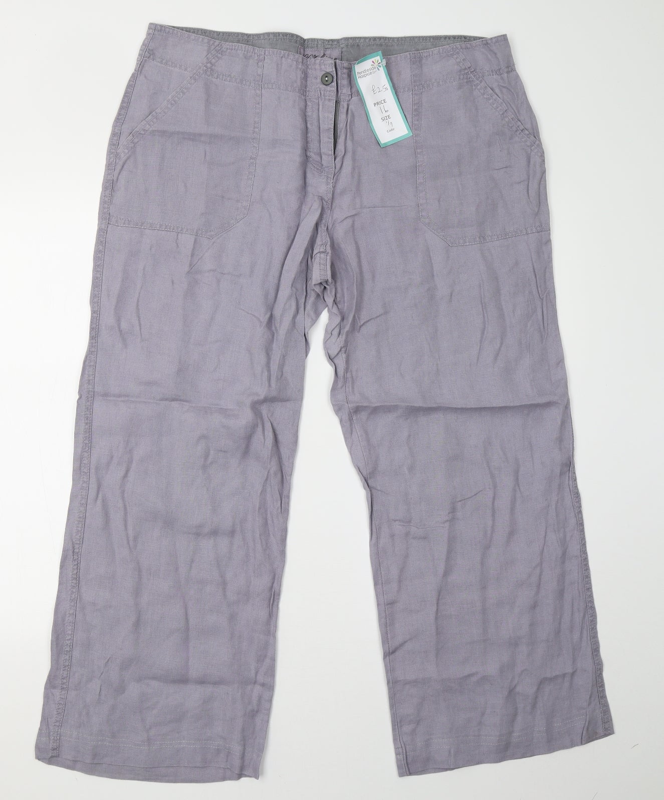 Primark Womens Purple   Trousers  Size 16 L29 in