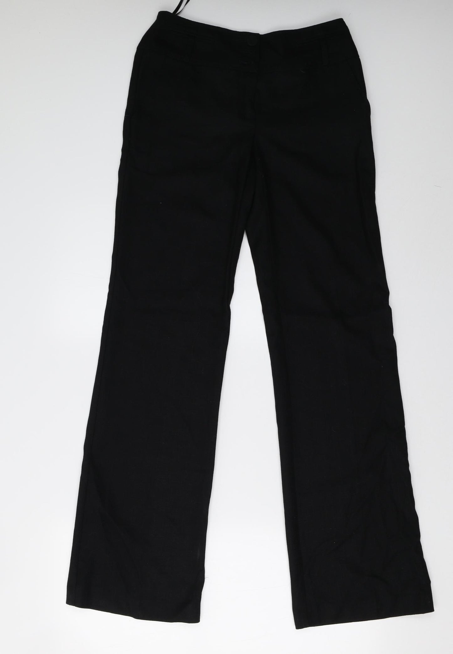 NEXT Womens Black   Trousers  Size 8 L34 in