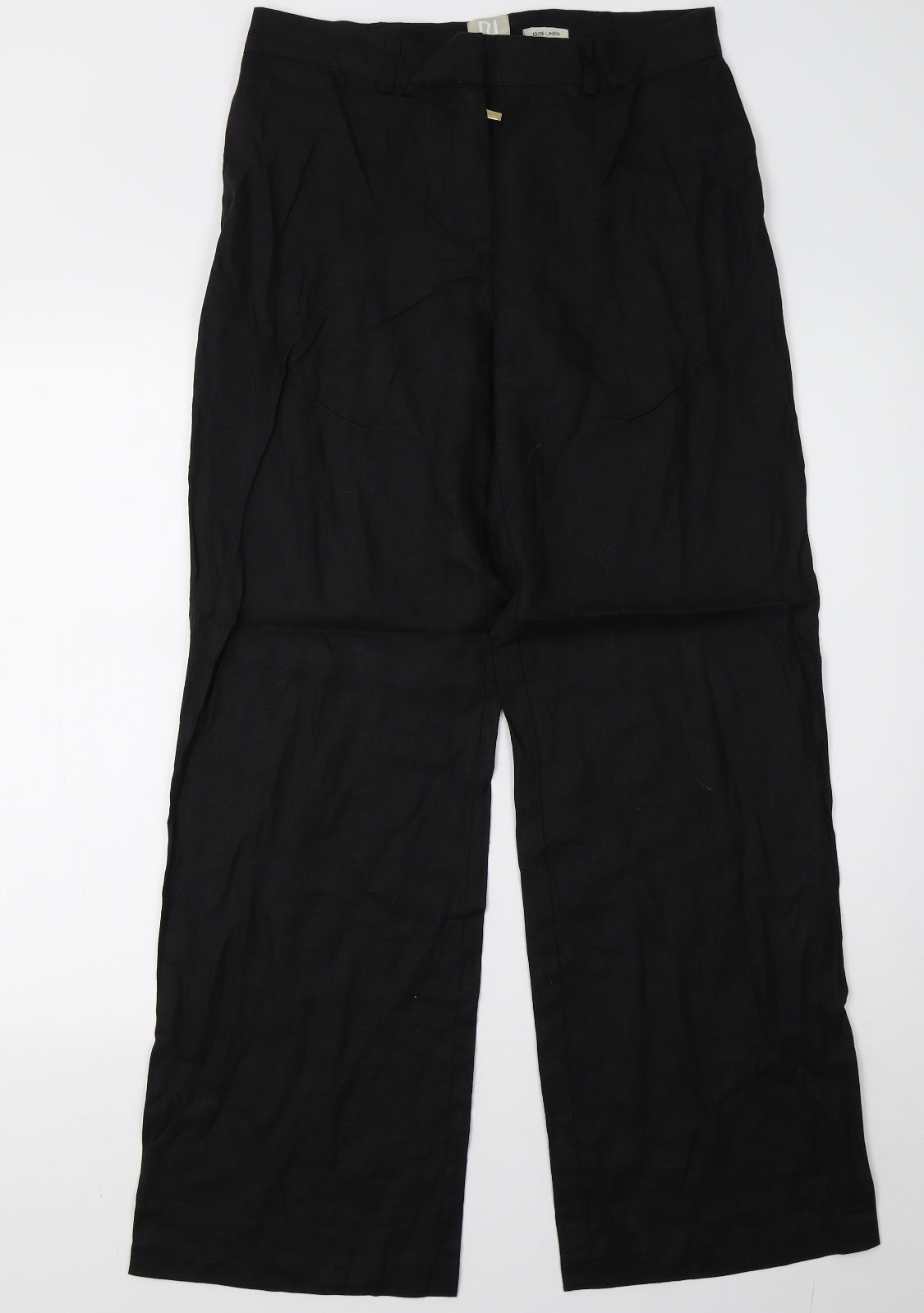 River Island Womens Black   Trousers  Size 10 L32 in