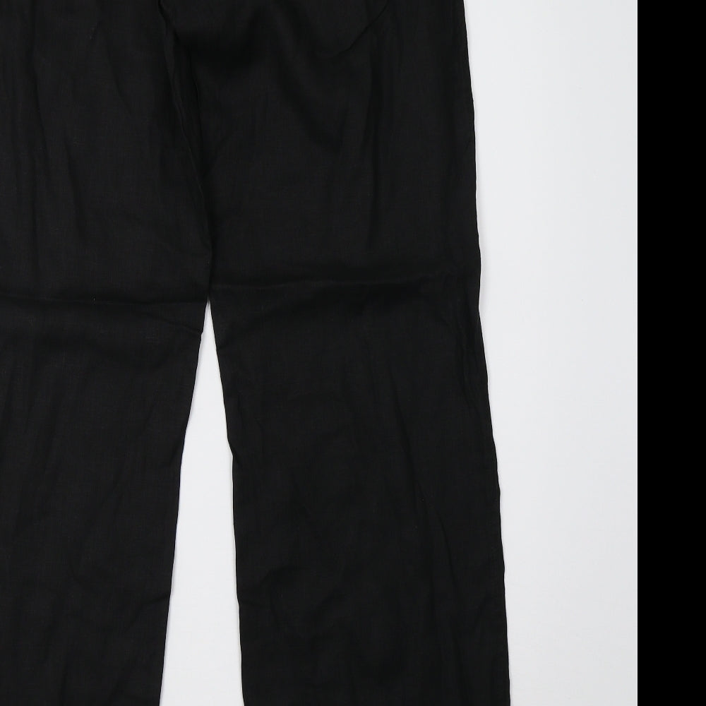 River Island Womens Black   Trousers  Size 10 L32 in