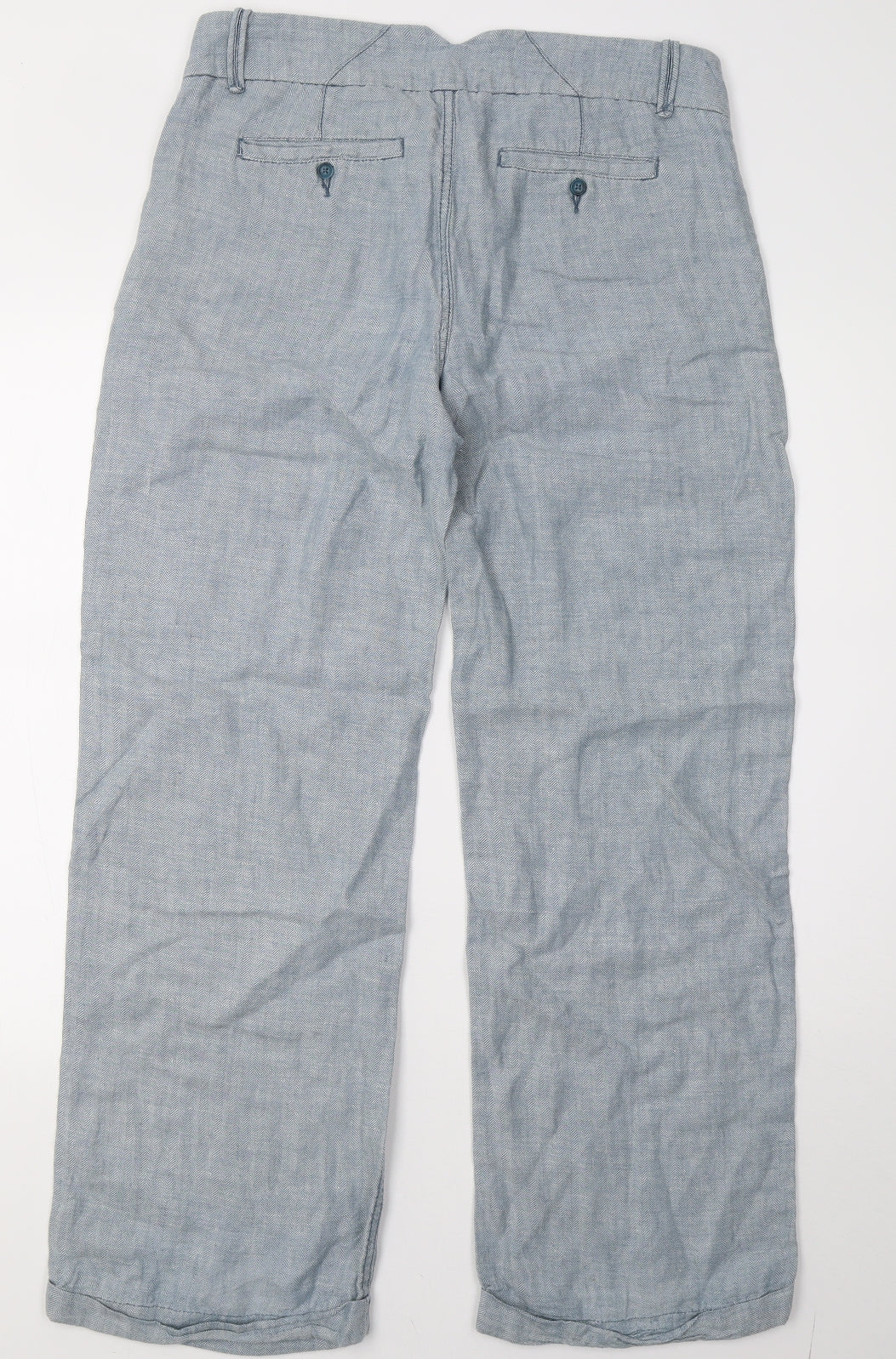 White Stuff Womens Blue   Trousers  Size 12 L32 in