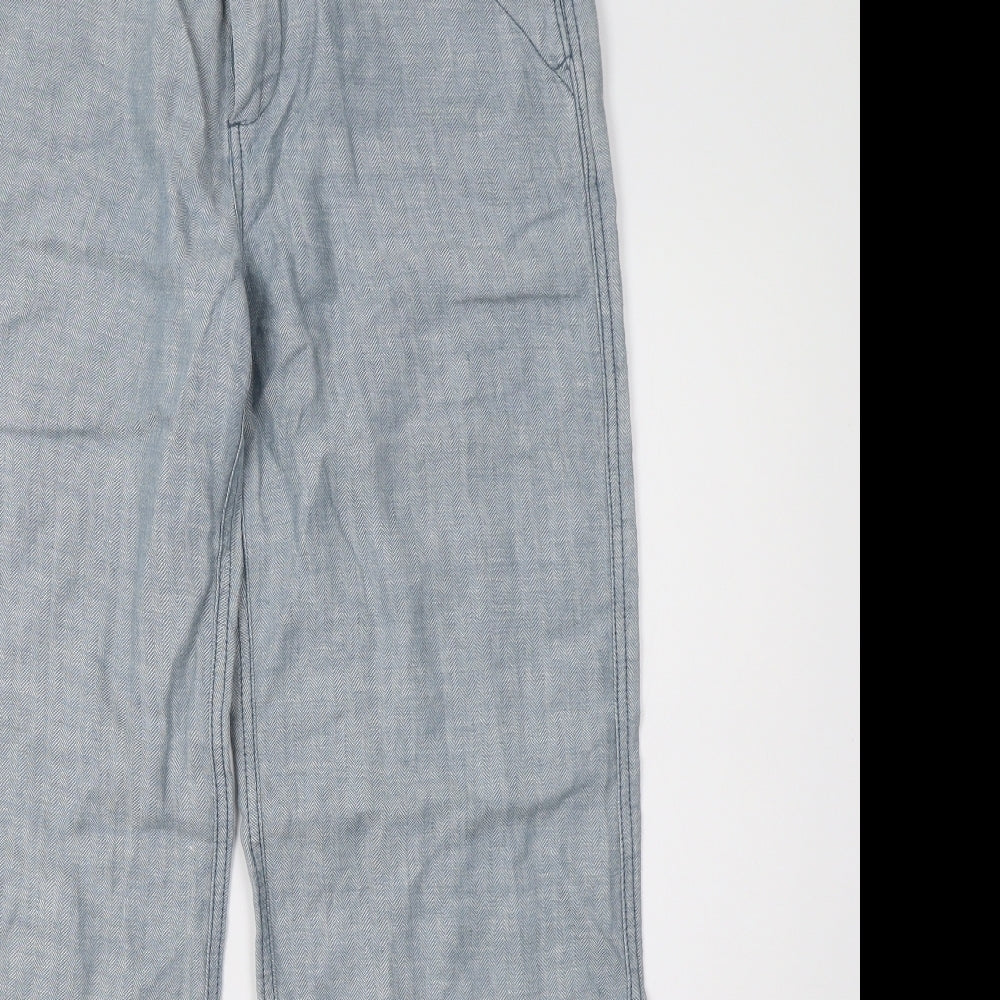 White Stuff Womens Blue   Trousers  Size 12 L32 in