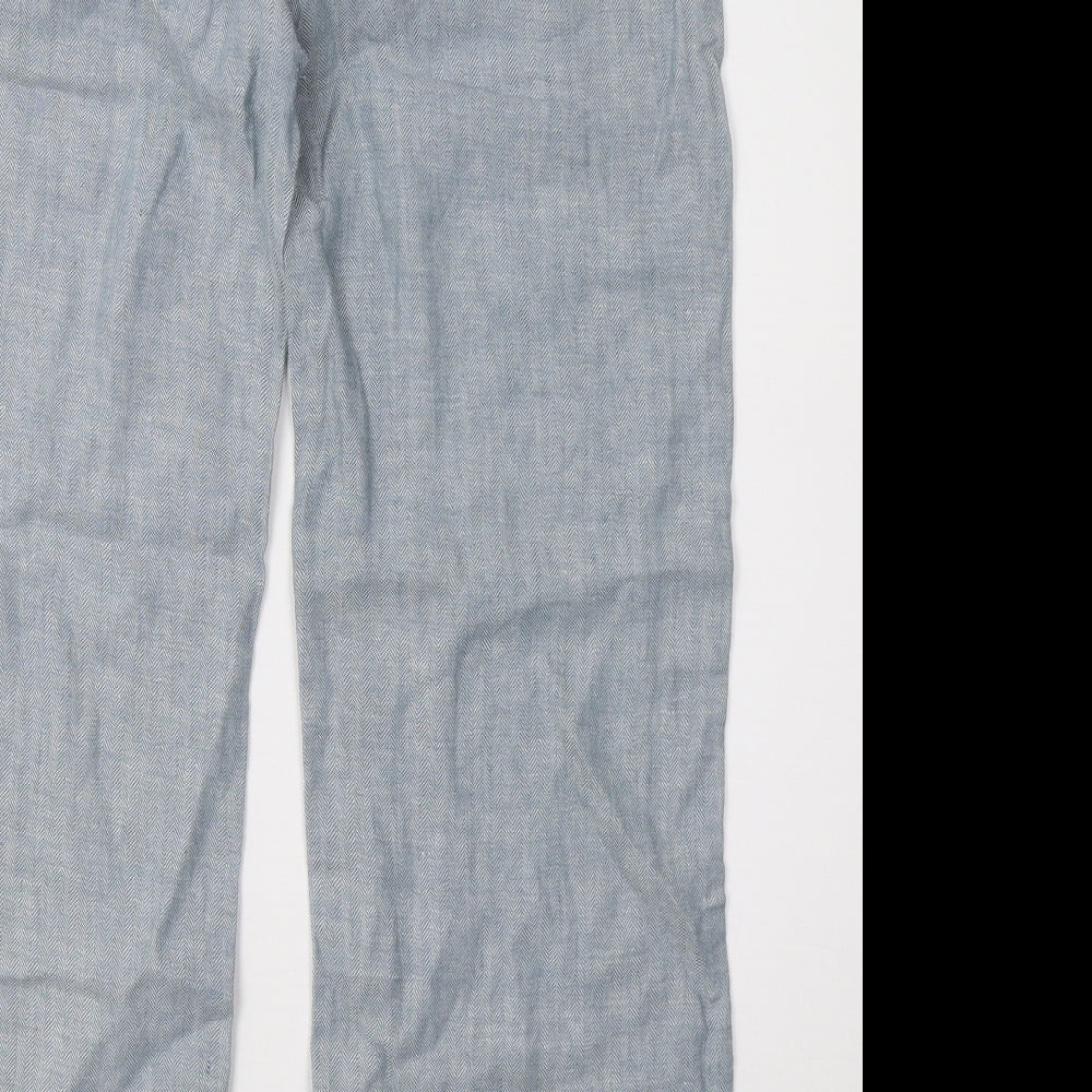 White Stuff Womens Blue   Trousers  Size 12 L32 in