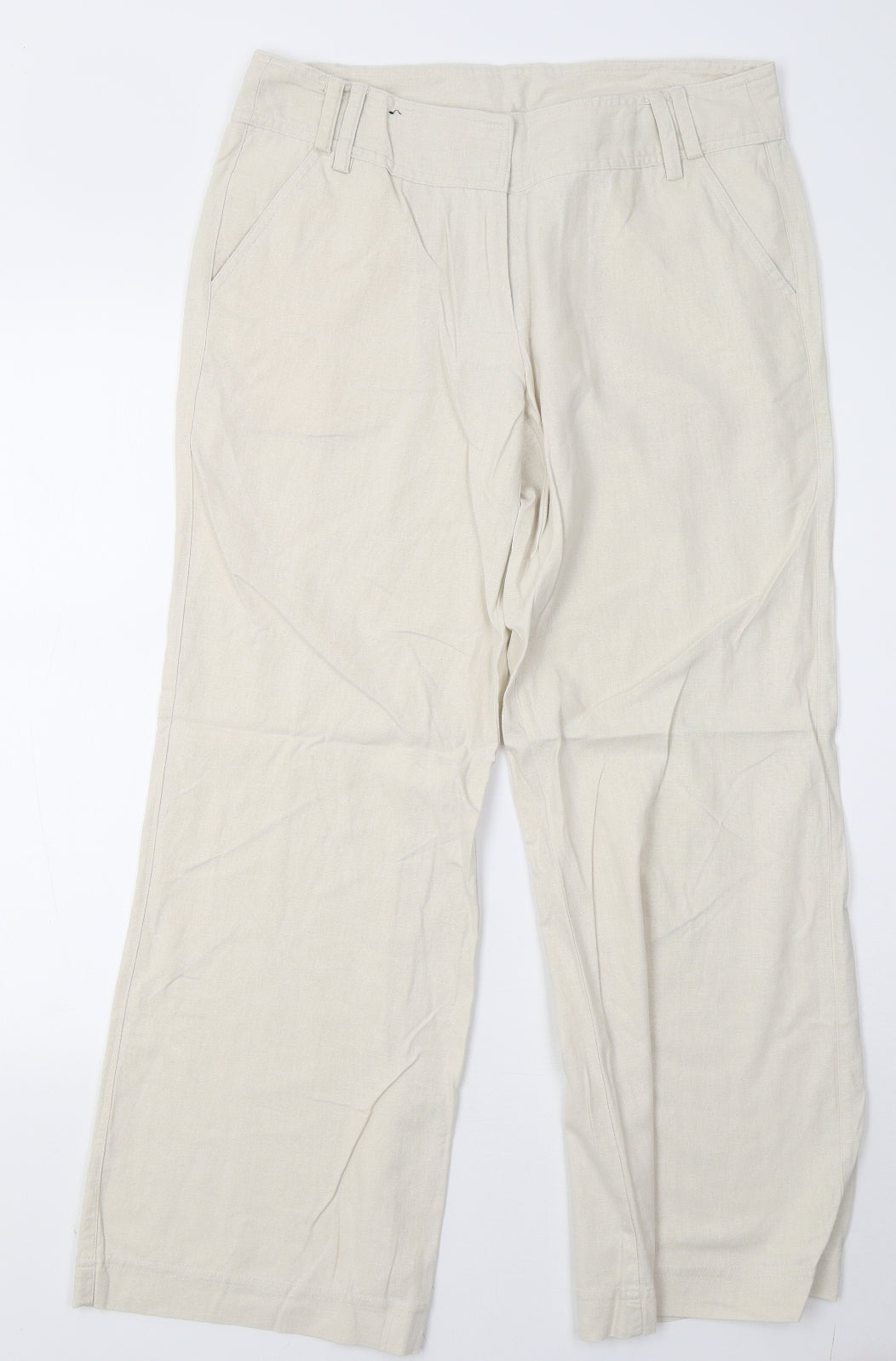newlook Womens Beige   Trousers  Size 12 L30 in