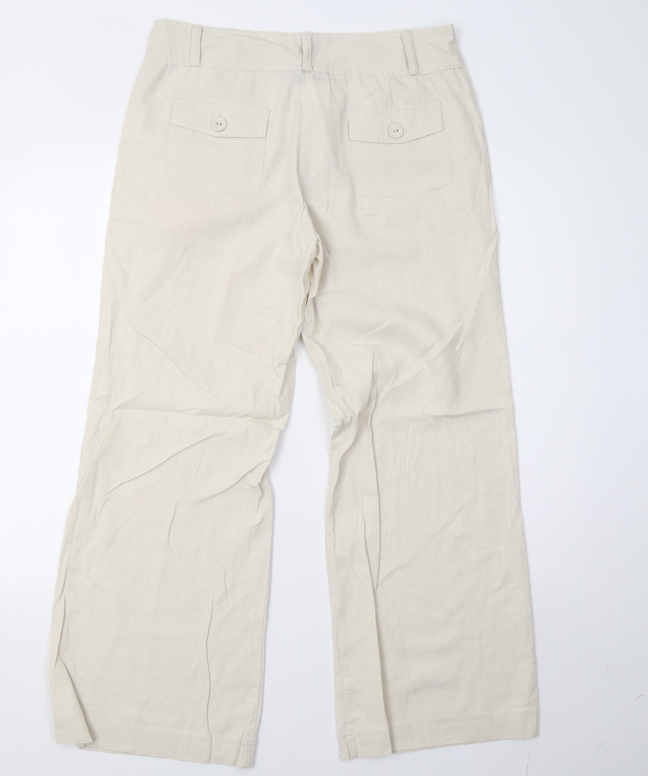 newlook Womens Beige   Trousers  Size 12 L30 in