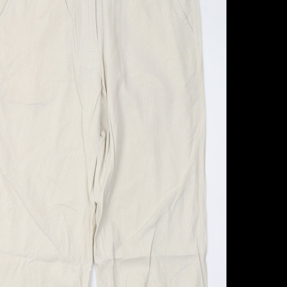 newlook Womens Beige   Trousers  Size 12 L30 in