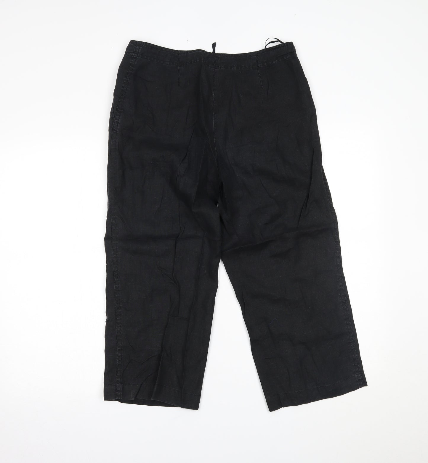 TU Womens Black   Trousers  Size 10 L20 in