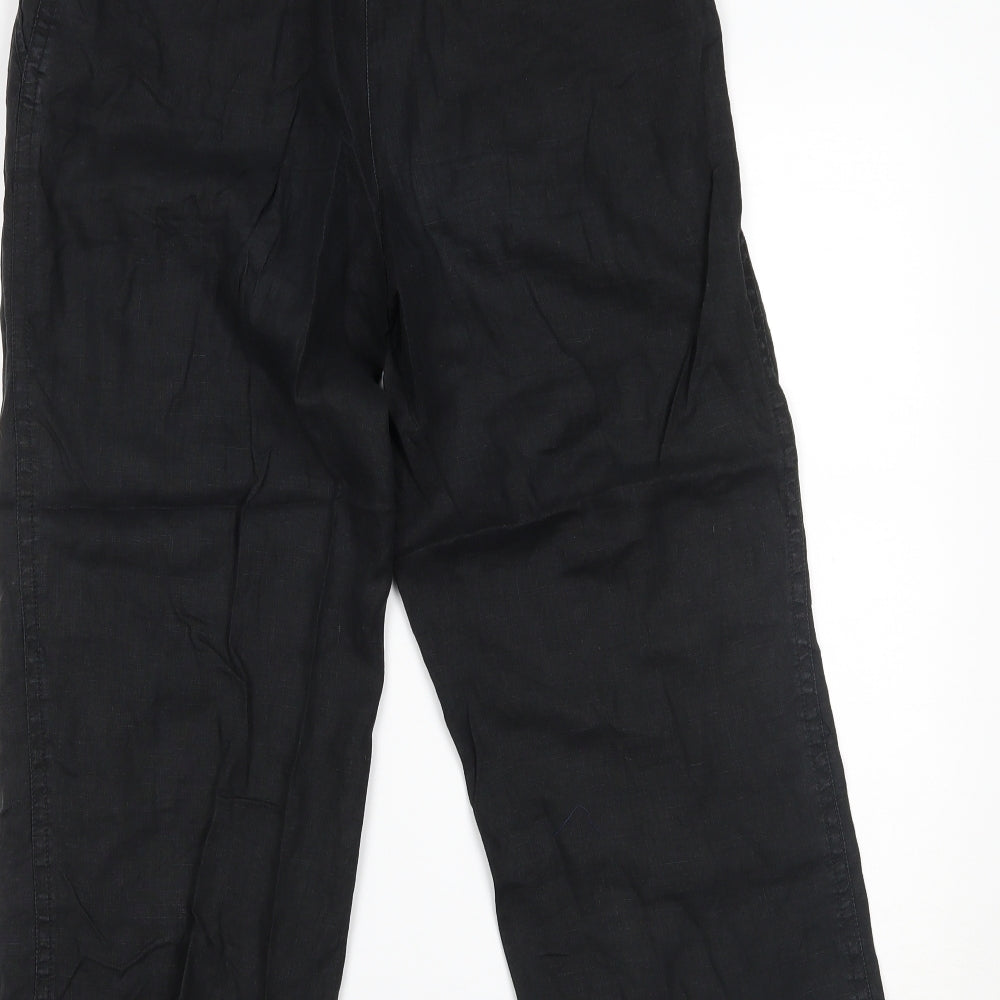 TU Womens Black   Trousers  Size 10 L20 in