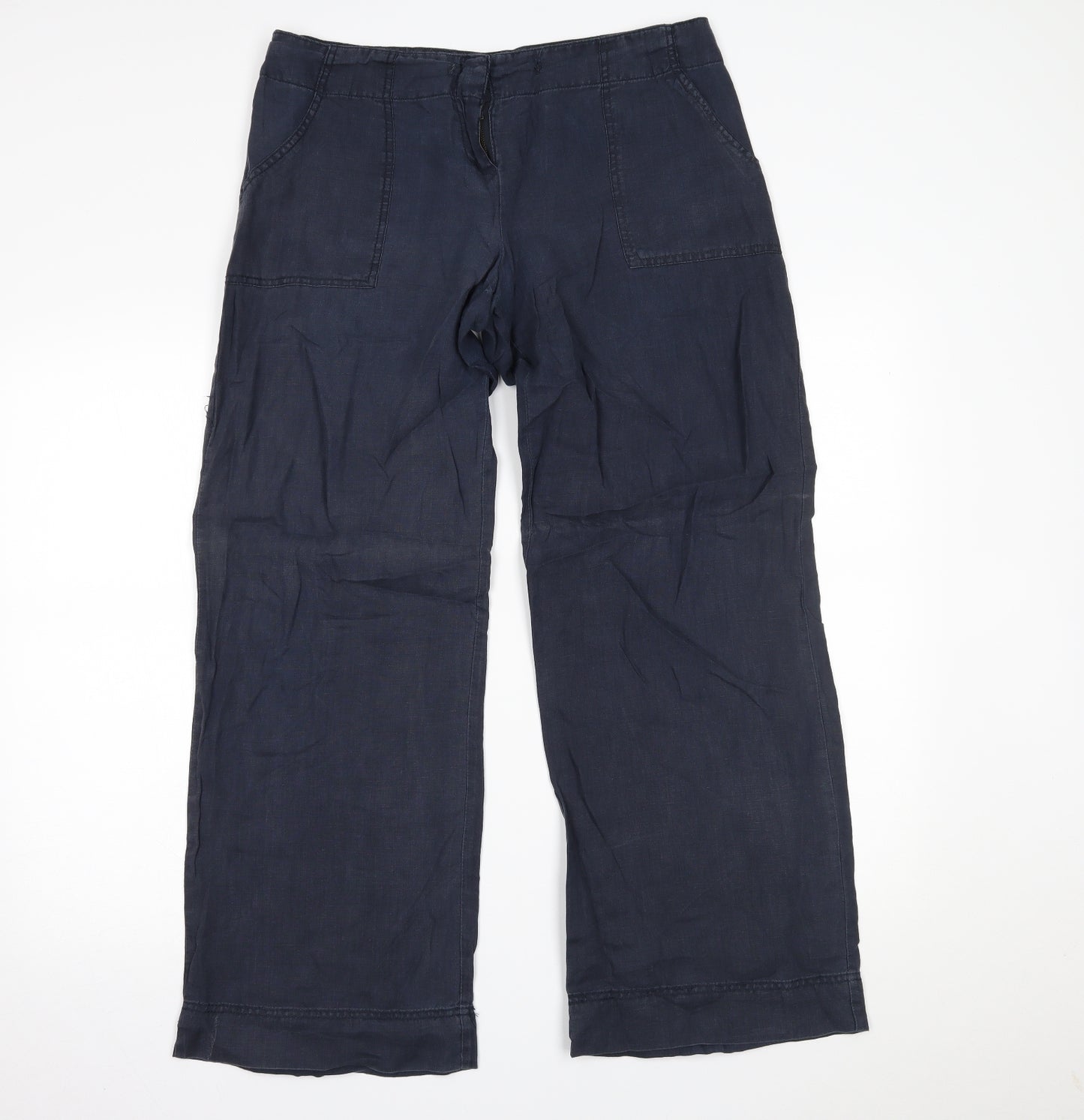 Primark Womens Blue   Trousers  Size 12 L28 in