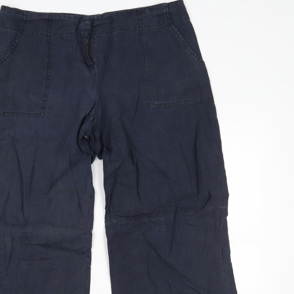 Primark Womens Blue   Trousers  Size 12 L28 in