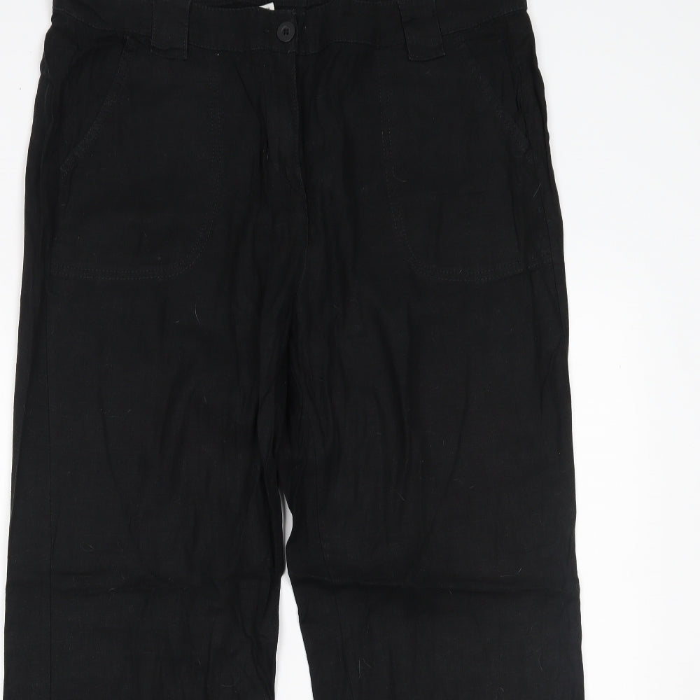 Marks and Spencer Womens Black   Trousers  Size 16 L27 in