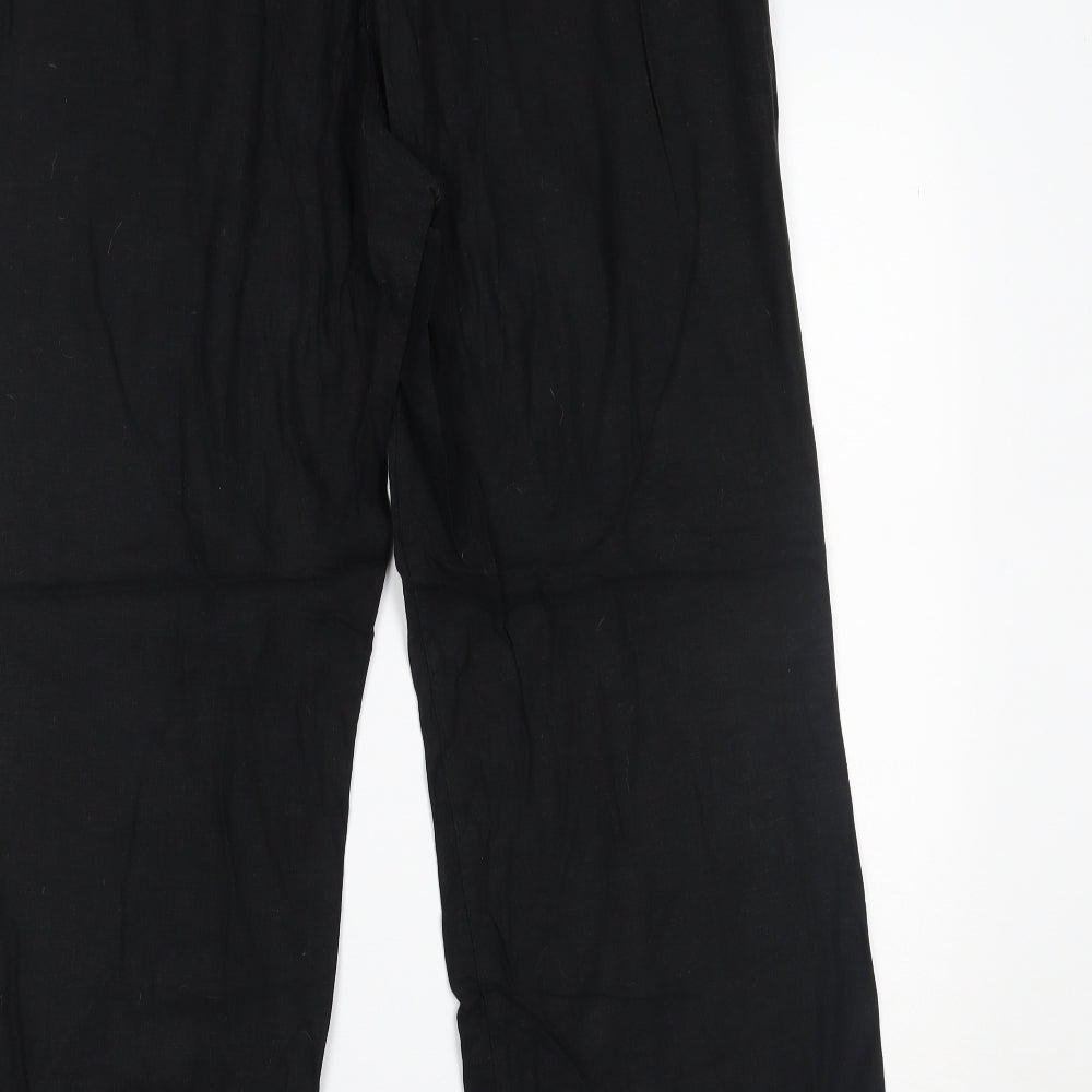 Marks and Spencer Womens Black   Trousers  Size 16 L27 in