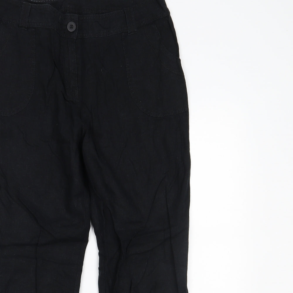 Marks and Spencer Womens Black   Trousers  Size 16 L30 in