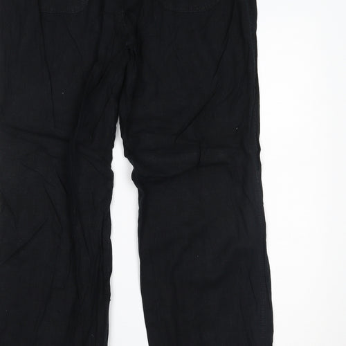 Marks and Spencer Womens Black   Trousers  Size 16 L30 in