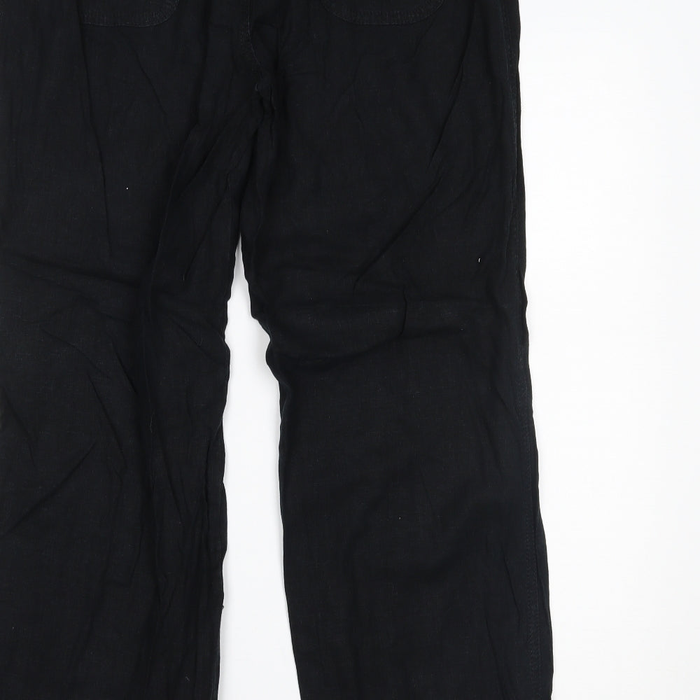 Marks and Spencer Womens Black   Trousers  Size 16 L30 in