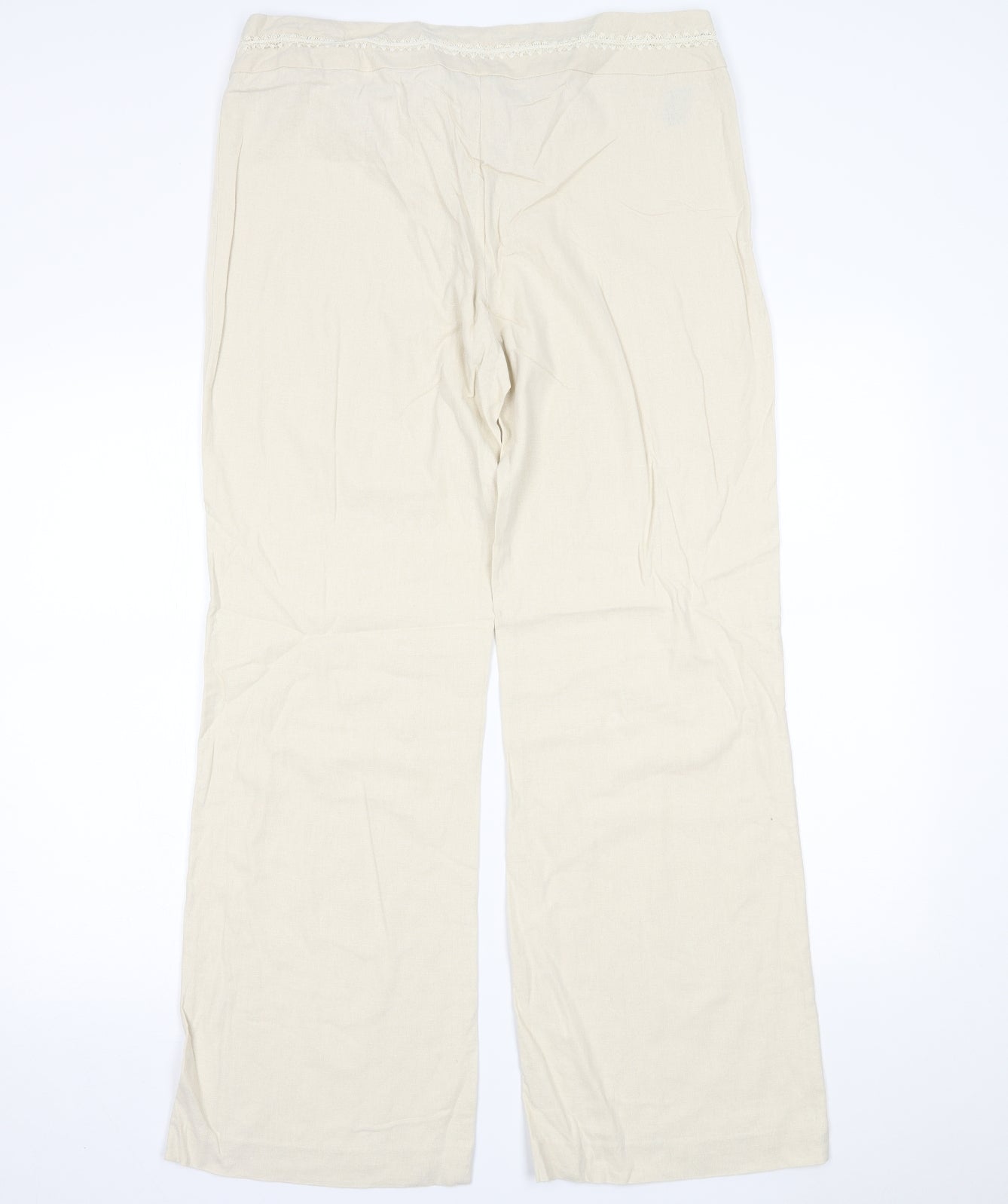 EVIE Womens Beige   Trousers  Size 16 L28.5 in