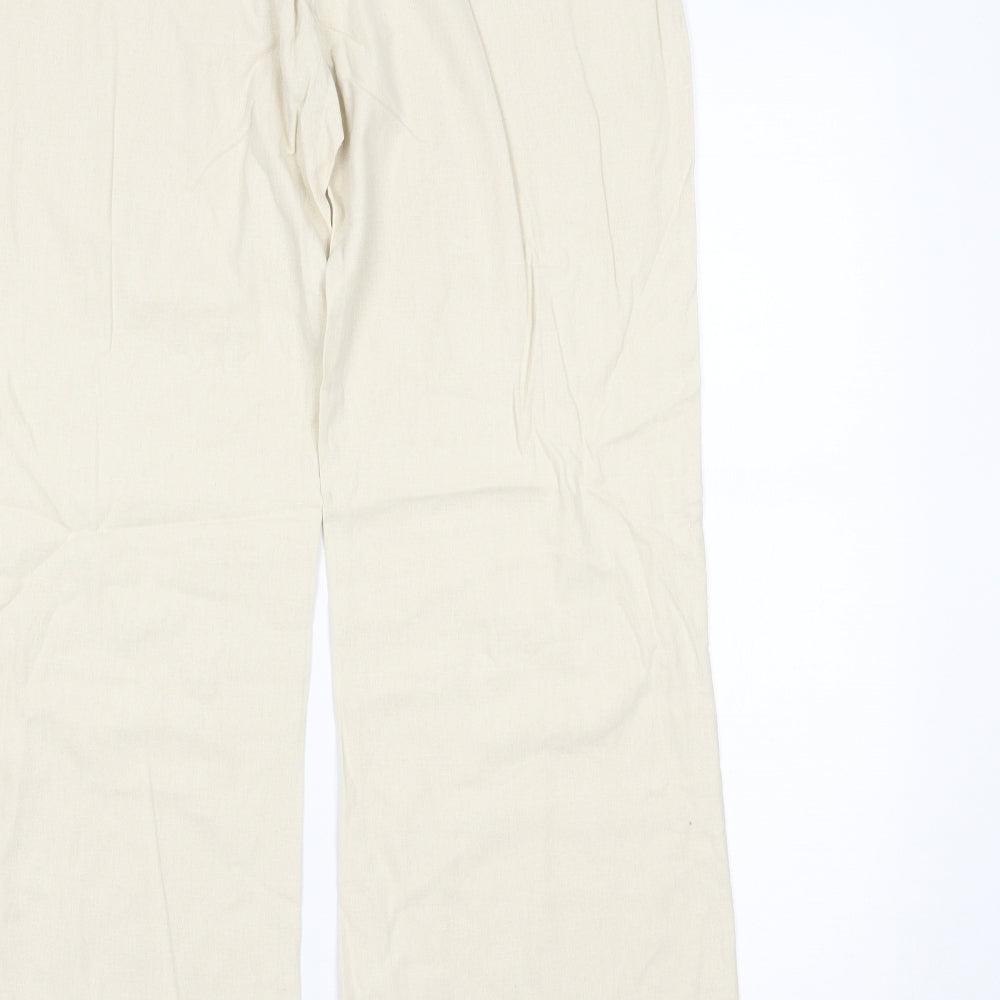 EVIE Womens Beige   Trousers  Size 16 L28.5 in