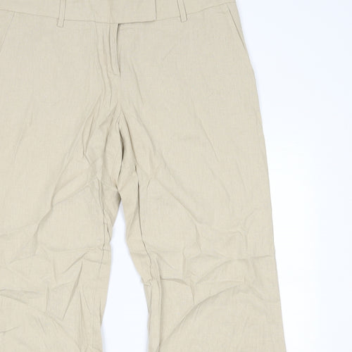 Todays Woman Womens Beige   Trousers  Size 16 L28 in