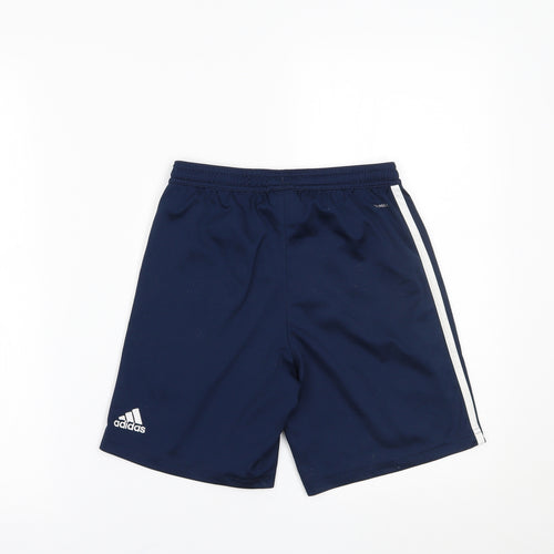 adidas Boys Blue   Sweat Shorts Size 11-12 Years