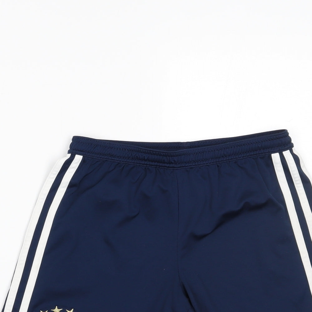adidas Boys Blue   Sweat Shorts Size 11-12 Years