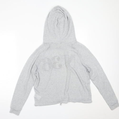 H&M Womens Grey   Pullover Hoodie Size M