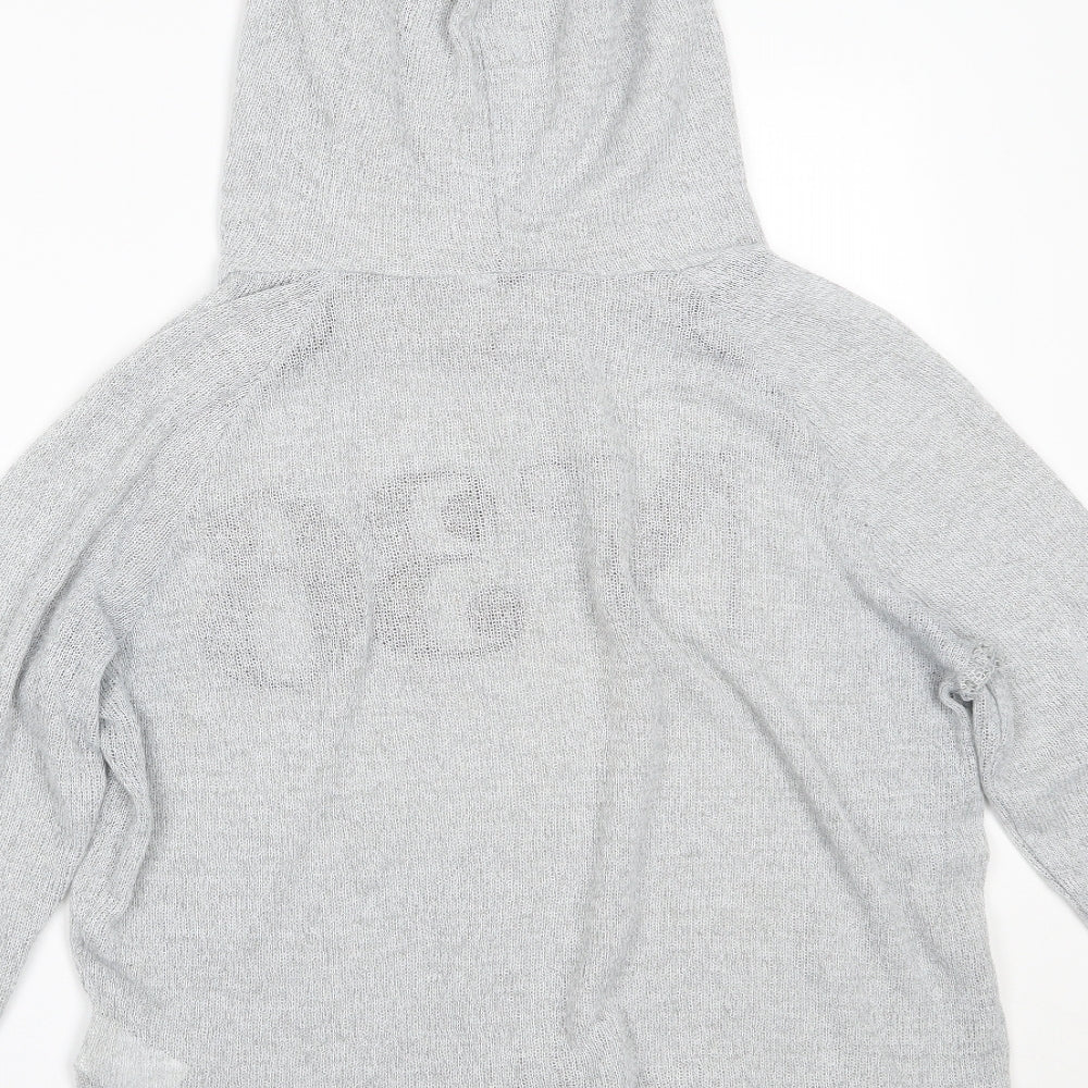 H&M Womens Grey   Pullover Hoodie Size M