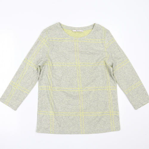 TU Womens Yellow   Basic Blouse Size 8