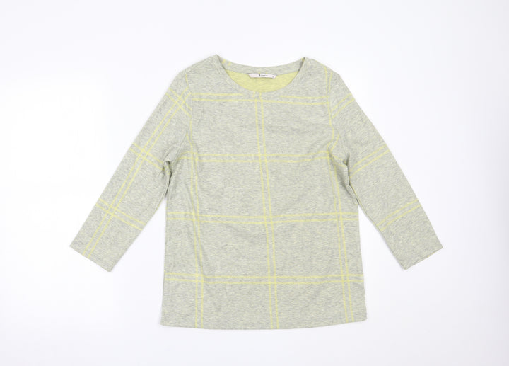 TU Womens Yellow   Basic Blouse Size 8