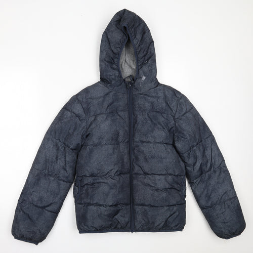 TEX Boys Blue   Puffer Jacket Coat Size 13-14 Years