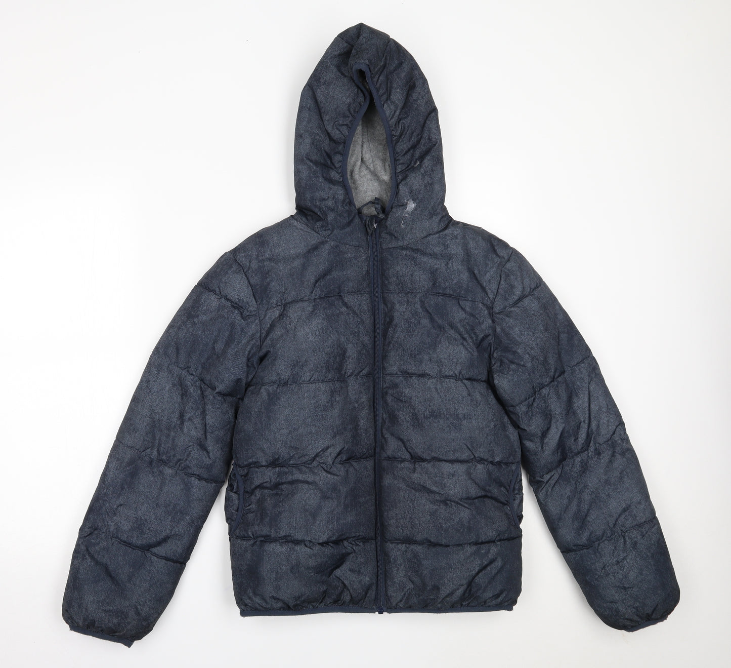 TEX Boys Blue   Puffer Jacket Coat Size 13-14 Years