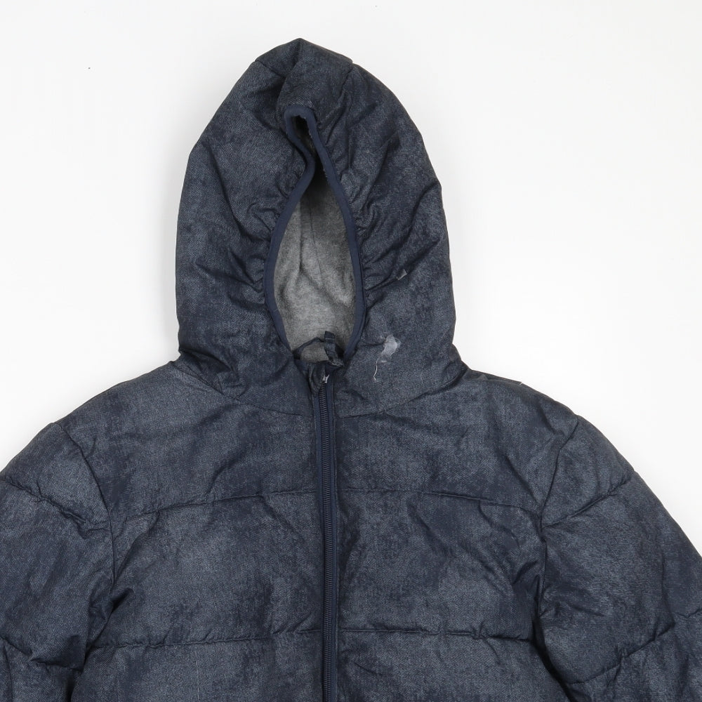 TEX Boys Blue   Puffer Jacket Coat Size 13-14 Years