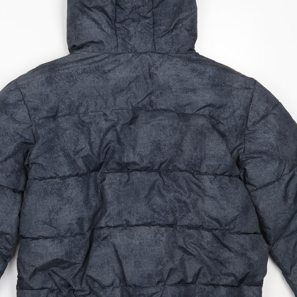 TEX Boys Blue   Puffer Jacket Coat Size 13-14 Years