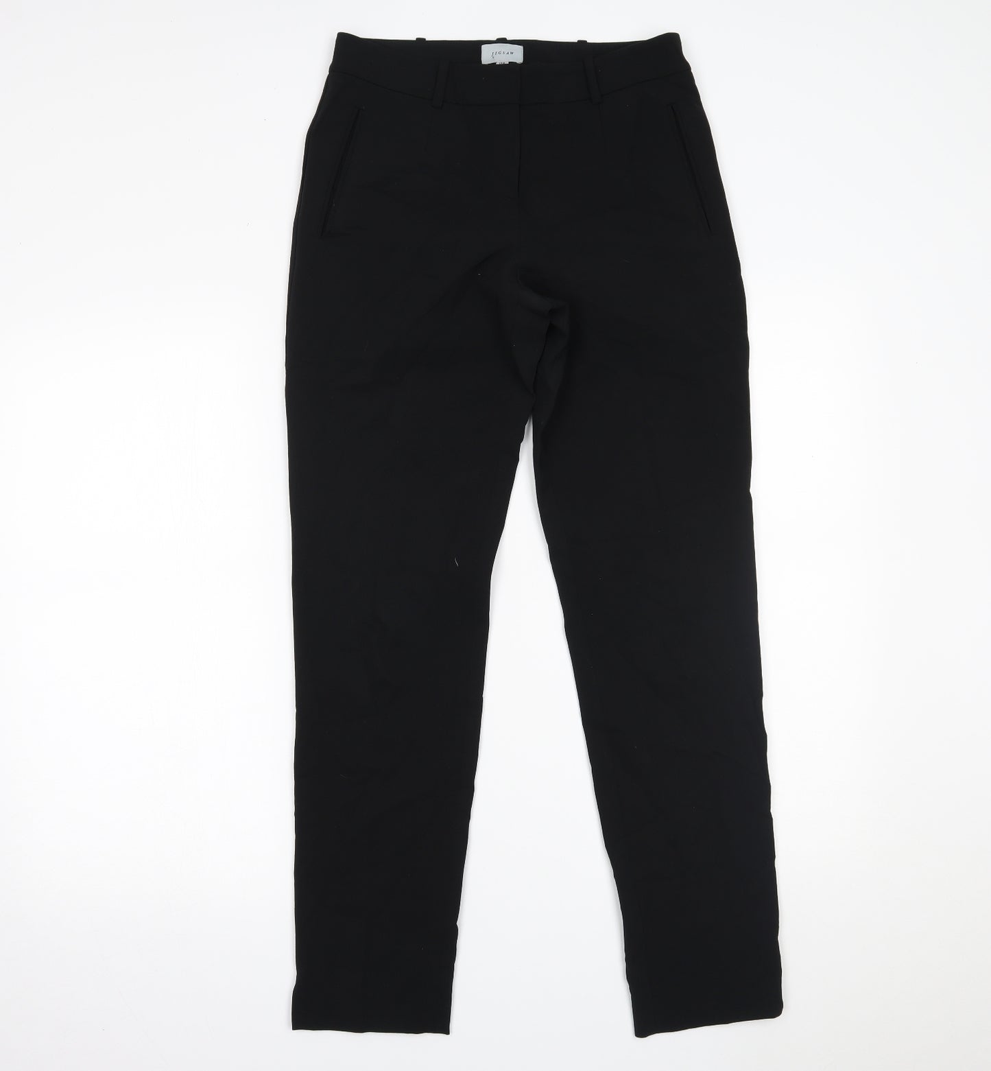 Jigsaw Womens Black   Trousers  Size 8 L28 in