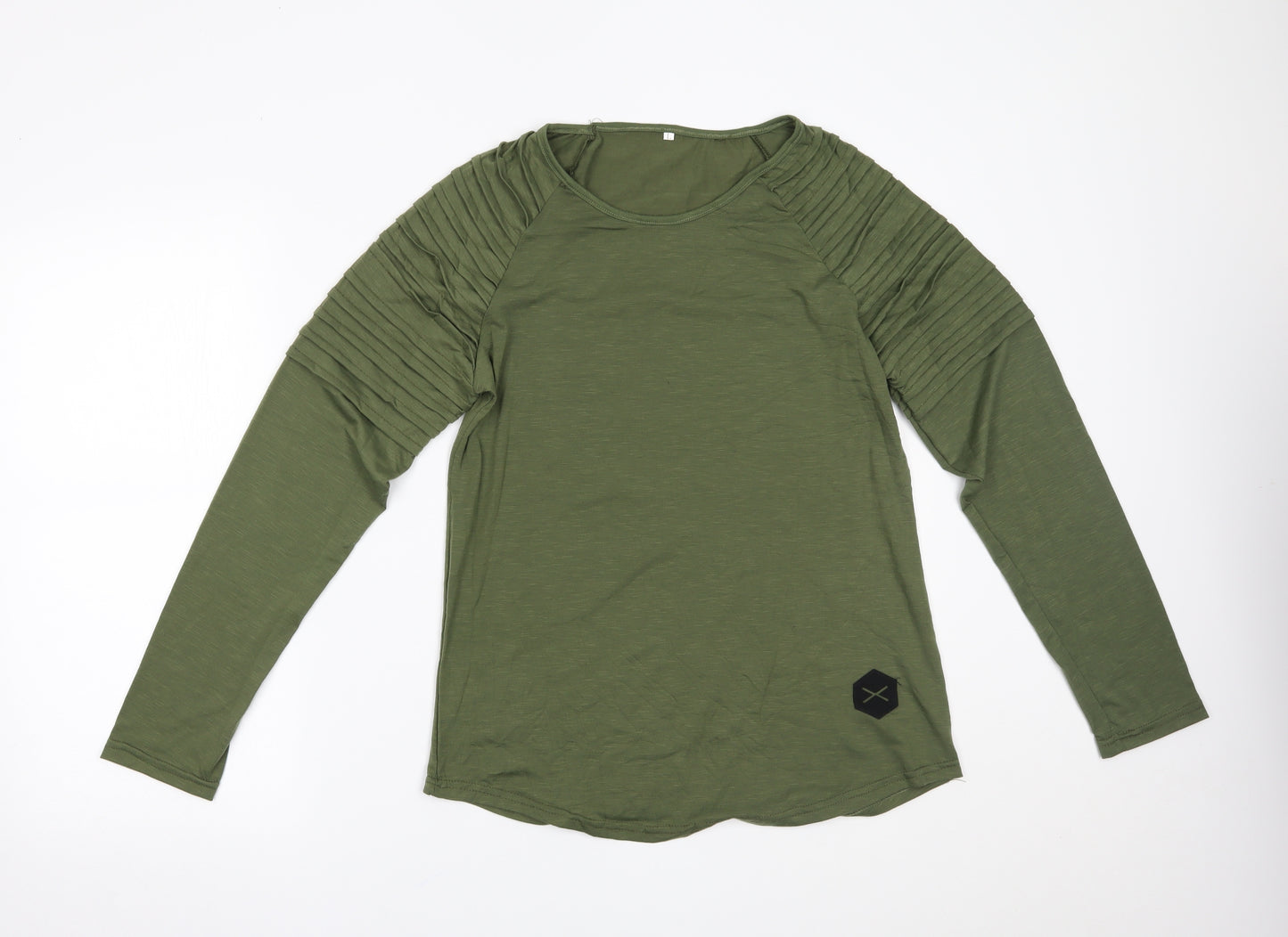 Preworn Mens Green    T-Shirt Size L