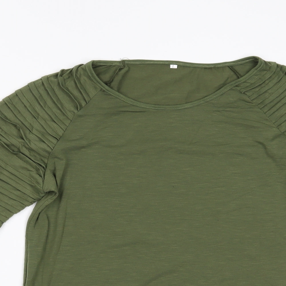 Preworn Mens Green    T-Shirt Size L