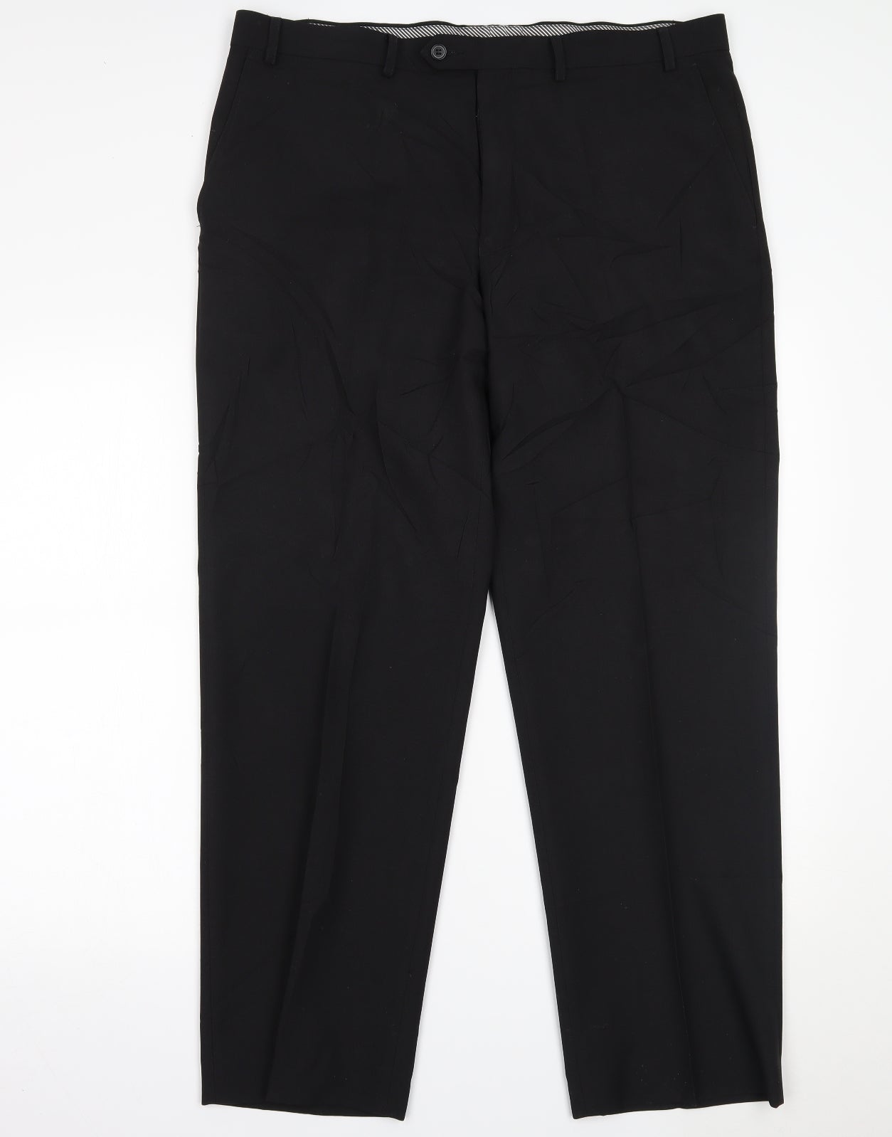 Marks and Spencer Mens Black   Trousers  Size 38 L31 in