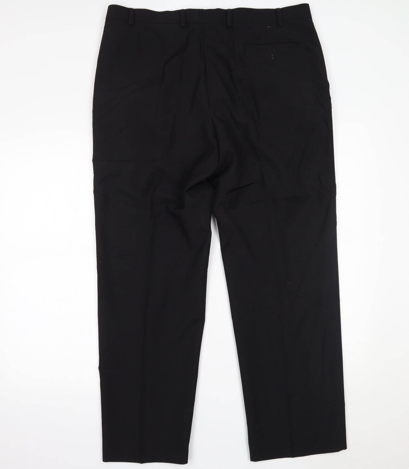 Marks and Spencer Mens Black   Trousers  Size 38 L31 in