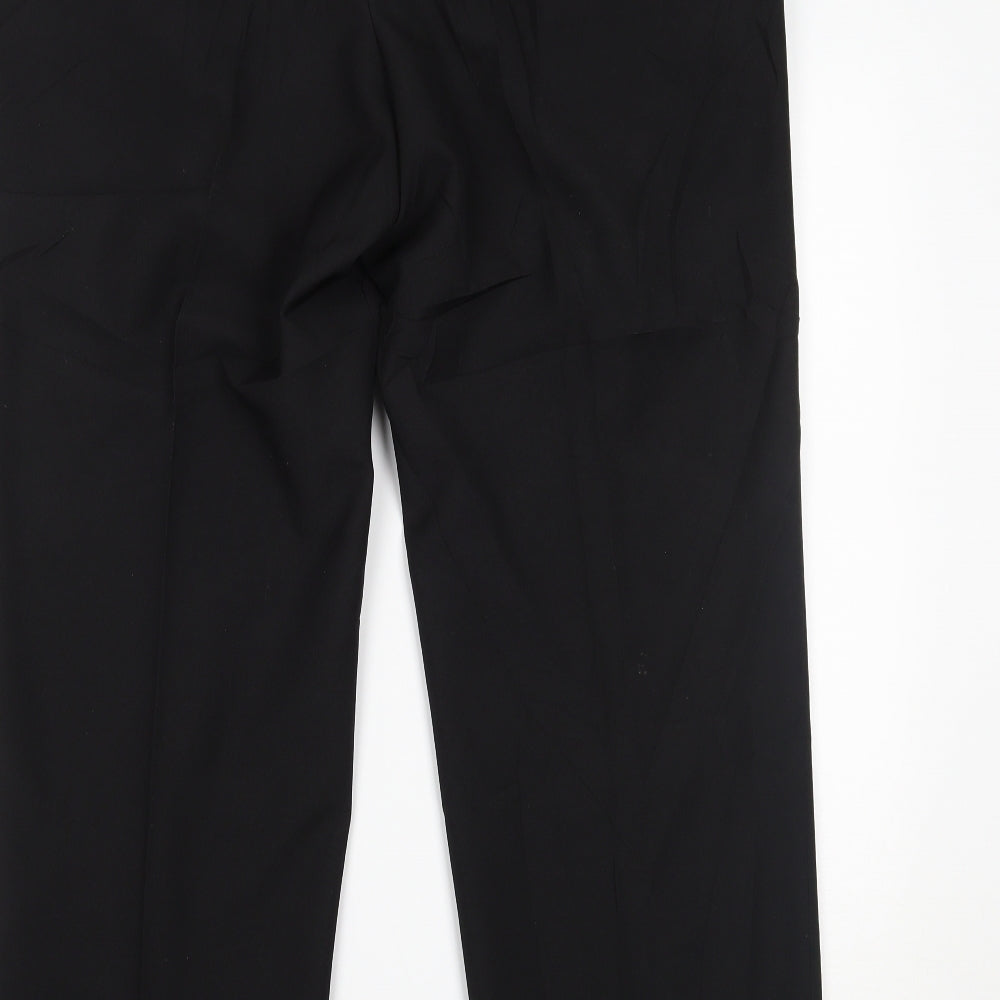 Marks and Spencer Mens Black   Trousers  Size 38 L31 in