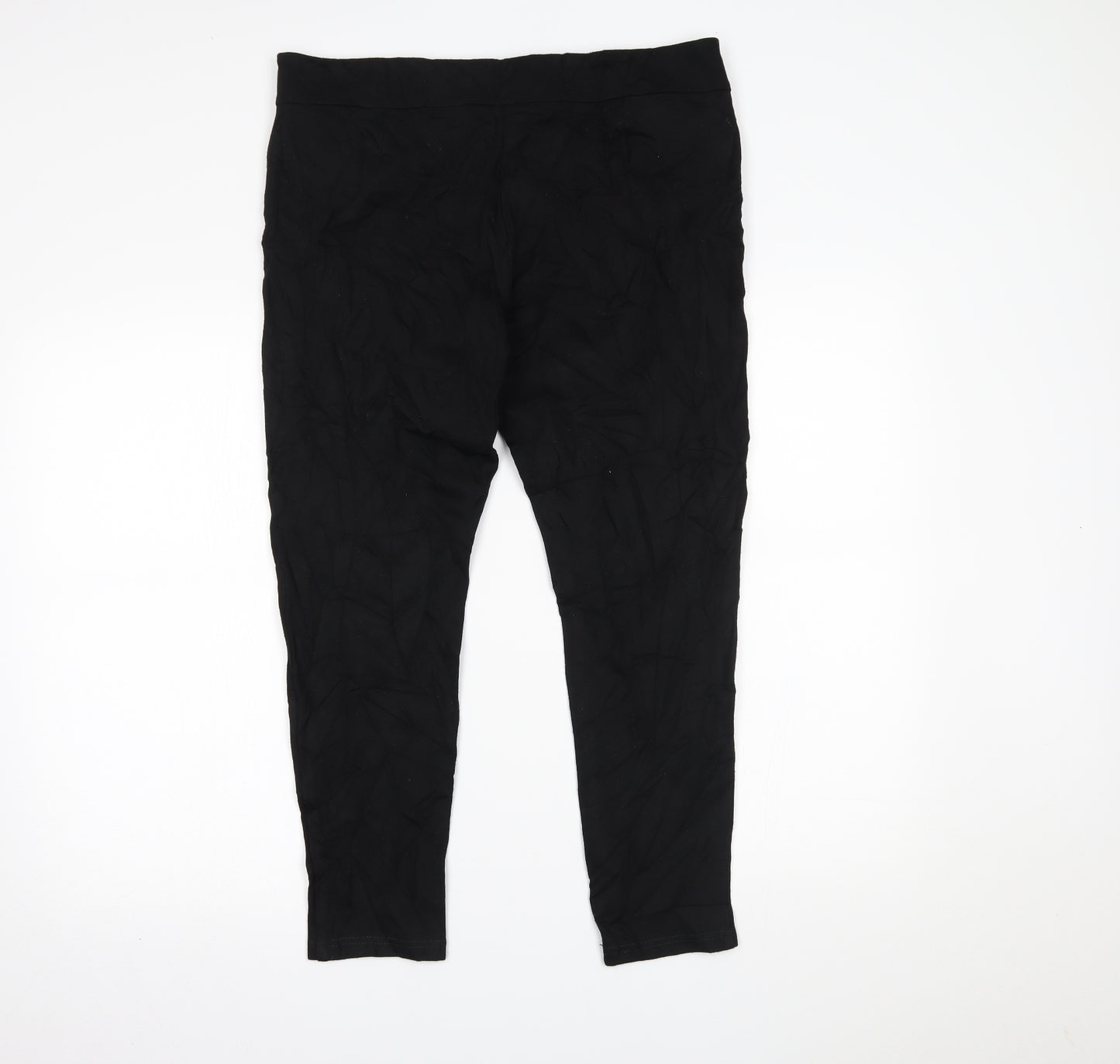 George Womens Black   Trousers  Size 14 L23.5 in