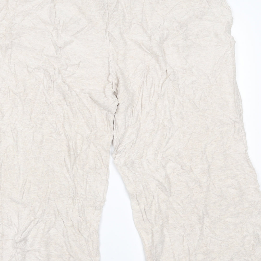 Marks and Spencer Womens Beige   Sweatpants Trousers Size 16 L23 in