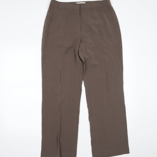 Gerry Weber Womens Brown   Trousers  Size 16 L28 in