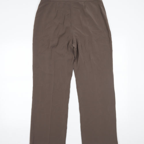 Gerry Weber Womens Brown   Trousers  Size 16 L28 in