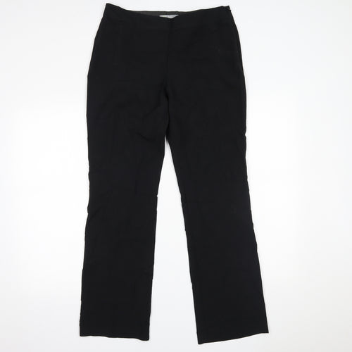 Marks and Spencer Womens Black   Trousers  Size 10 L29 in