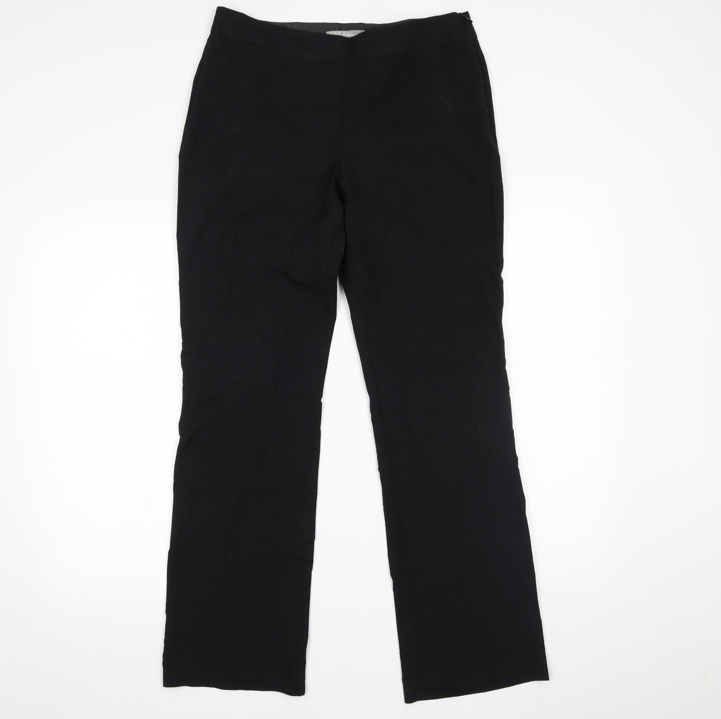 Marks and Spencer Womens Black   Trousers  Size 10 L29 in