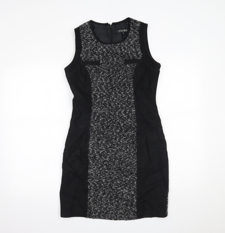 Frime Womens Grey   Pencil Dress  Size S